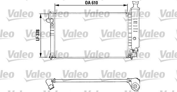VALEO 810919 SU RADYATÖRÜ 405 87-92 1.6 1.9 1.9D