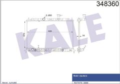 Kale 348360 Su Radyatörü Rıo Iı At