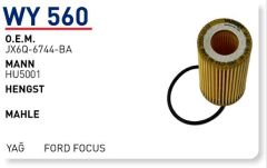 WUNDER WY560 YAĞ FİLTRESİ - FORD FOCUS IV