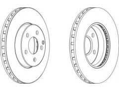 Ferodo Ddf1252C Fren Diski Ön Mercedes W211 02-09 Havalı 295Mm