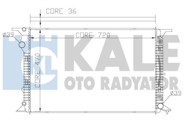 Kale 367700 Su Radyatörü A4 2007 Sonrası 2.7 Tdı 3.0 Tdı 3.0 Tfsı At Ac A5