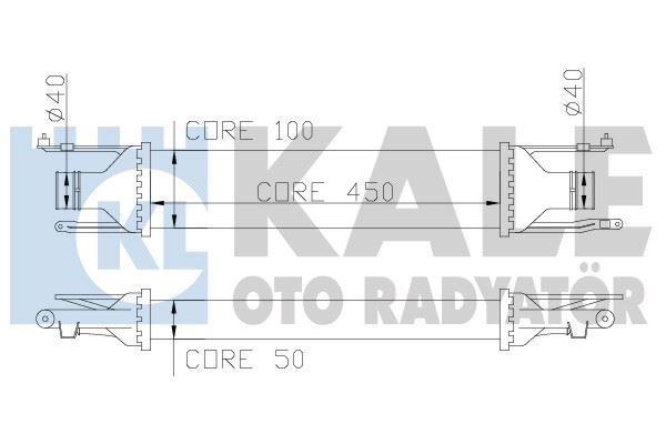 Kale 348400 Turbo Radyatörü Corsa D 2006 Sonrası 1.3 Cdtı 450X97X52