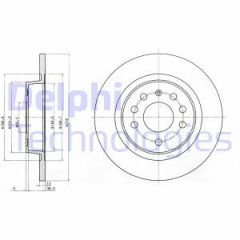 Delphi Bg3731C Arka Fren Aynası Vectra C Gts 1.6 16V 02=- Sıgnum