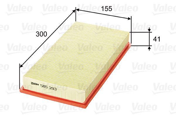 Valeo 585293 Hava Filtresi Golf V (1K1) 1.4 Fsı-Polo (9N_) 1.4 Fs