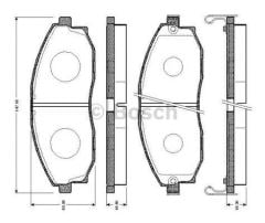 Bosch 986495065 Fren Balatası Ön Starex 1997-2002