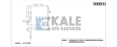 Kale 368800 Radyatör Cıvıc V Vı Hrv Al Pl Brz 350X348X26