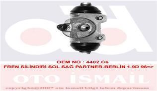 Fren Silindiri Partner 2008 Sonrası Partner 1996 Sonrası / Xsara Pıcasso 1999 Sonrası Berlın