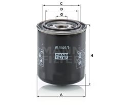 Mann W90231 Yağ Filtresi Scanı 4 Serı 94-164 -G G230 G490 -P P230