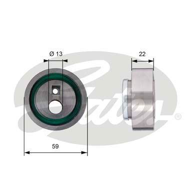 Gates T41129 Triger Eksantrik Gergi Rulmanı 106 205 206 306 309 4