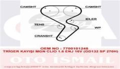 Gates 5671Xs Triger Eksantrik Kayışı Clıo Megane Laguna / Sandero