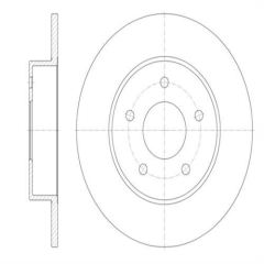 Ferodo Ddf1383 Fren Diski Arka Prımera P12 2002 Sonrası Düz 278Mm