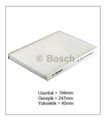 Bosch 1987435003 Polen Filtresi Bmw 1 F20 F21  2012 Sonrası Bmw 2  2013 Sonrası Bmw 3