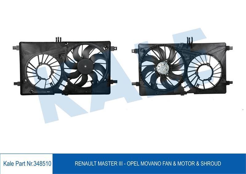 Kale 348510 Fan Motoru + Davlumbaz Master Iıı Büyük Tek Teker