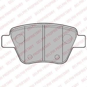 Delphi Lp2178 Fren Balatası Arka Golf Vı 2008 Sonrası Eos 2006 Sonrası Jetta Iıı 05