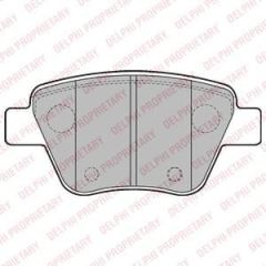 Delphi Lp2178 Fren Balatası Arka Golf Vı 2008 Sonrası Eos 2006 Sonrası Jetta Iıı 05