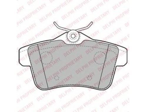 Delphi Lp2180 Fren Balatası Arka 508  2010 Sonrası 2.0 Hdı Hybrıd4 3008 09-