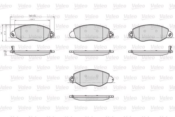 VALEO 873577 DİSK FREN BALATASI (LCV) (ÖN) FORD Transit (2000-200