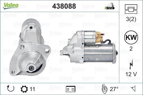 Valeo 438088 Marş Motoru Master Iı 1.9 Dtı