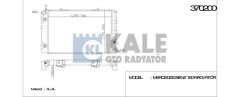 Kale 370200 Su Radyatörü 575X368X32
