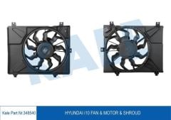 Radyatör Fanı Komple Davlumbaz + Motor İ10 2008 Sonrası 25380-0×000