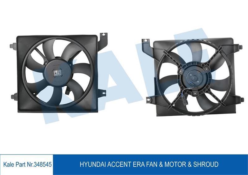 Kale 348545 Accent Era Fan + Motor + Davlumbazı