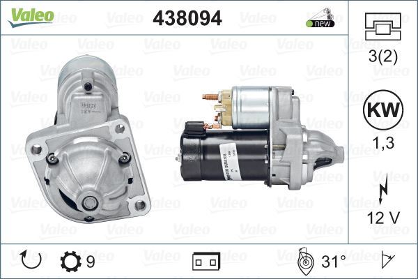 Valeo 438094 Marş Motoru Bmw 3 E46 Z3Z4 E85