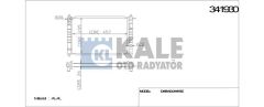 Kale 341930 Radyatör Daewoo Matız  Al-Pl-Brz