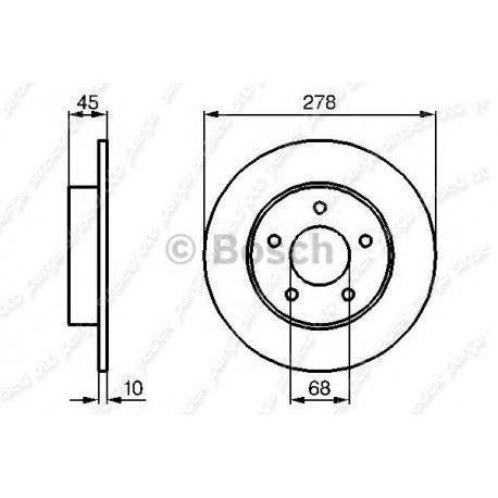 Bosch 986479067 Arka Fren Aynası Nıssan Prımera-Almera1.6-1.8-2.0