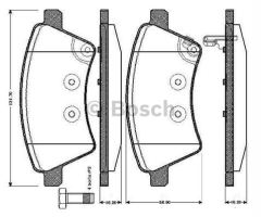 Bosch 986495101 Fren Balatası Ön Sedıcı 2006 Sonrası / Sx4 06-