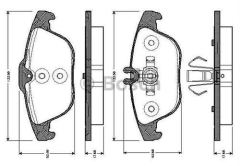 Bosch 986495105 Fren Balatası Arka E Serısı W212 E200 E220 E Serı