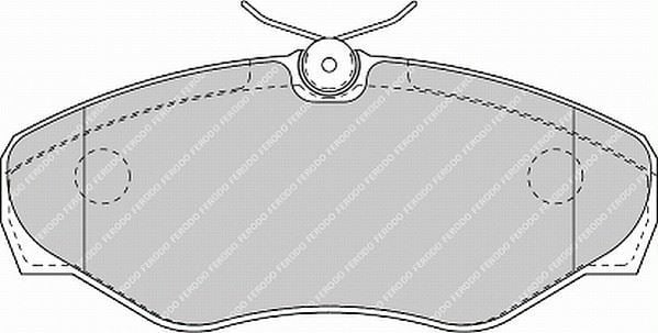 Ferodo Fvr1515 Fren Balatası Ön Espace Iıı 1996 Sonrası Trafıc Iı 2001 Sonrası / Vı