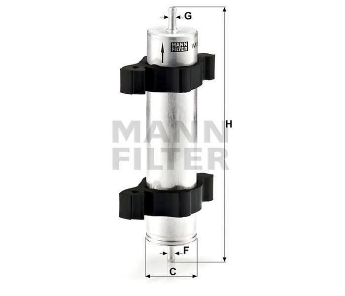 Mann Wk5212 Mazot Filtresi Bmw 3 E46 01-07 318D 320D