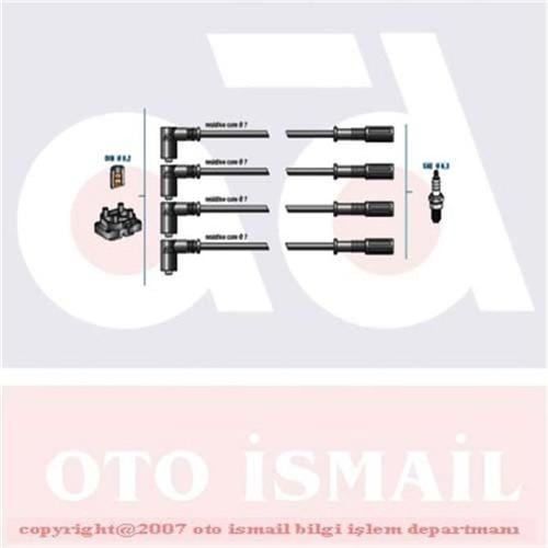 Doduco 7674 Doduco Buji Kablosu Palıo Sıena 1.4İ El
