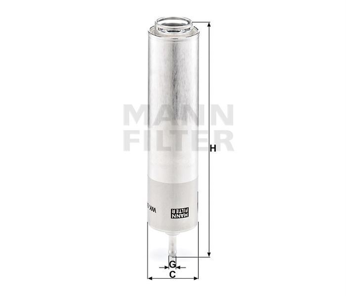 Mann Wk5001 Mazot Filtresi Bmw 1 Bmw 3 2005 Sonrası Bmw 5 116D 118D 120D 5
