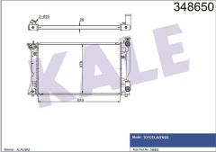 Kale 348650 Radyatör Mekanık Avensıs 03-08 16400-0H110