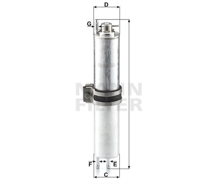 Mann Wk5322 Yakıt Filtresi 730İ 730Li 735İ 735Li 740İ 740Li 745İ