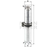 Mann Wk5322 Yakıt Filtresi 730İ 730Li 735İ 735Li 740İ 740Li 745İ