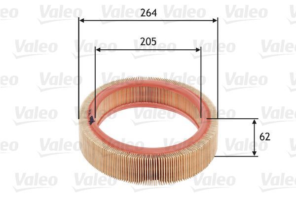 Valeo 585607 Hava Filtresi Renault Clıo I 1.2-Megane-Honda Accord