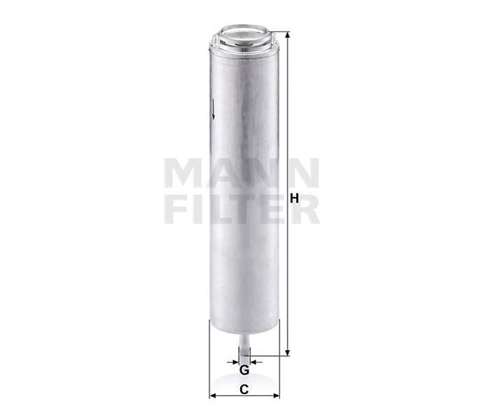 Mann Wk5002X Mazot Filtresi Bmw 1 Bmw 3 2005 Sonrası Bmw 5 116D 118D 120D