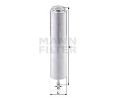 Mann Wk5002X Mazot Filtresi Bmw 1 Bmw 3 2005 Sonrası Bmw 5 116D 118D 120D