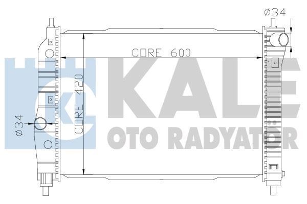 Kale 372300 Su Radyatörü Aveo T250 T255 05-08 1.4 16V 1.5I At Kal