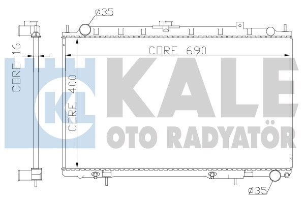 Kale 342045 Radyatör İ30 Nıssan Maxıma Al-Pl-Brz