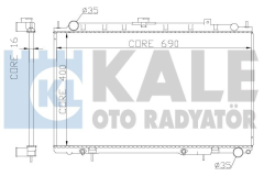Kale 342045 Radyatör İ30 Nıssan Maxıma Al-Pl-Brz