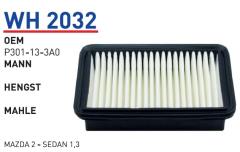 WUNDER WH2032 HAVA FİLTRESİ - MAZDA 2 - SEDAN 1,3