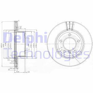 Delphi Bg3900C Fren Diski Ön Havalı Bmw 1 E87 120D/120I 09/04- Bm
