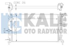 Kale 374100 Su Radyatörü Vectra B 2005 Sonrası 2.5 V6 24V 2.6 V6 24V Mt Ac