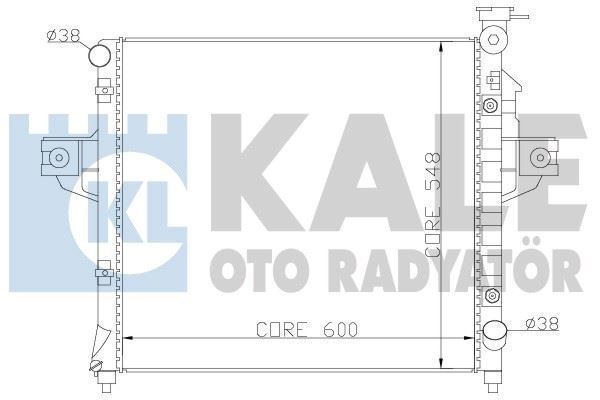 Kale 342085 Su Radyatörü Grand Cherokee 99-00 4.7 V8 At