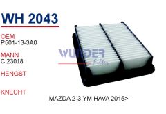 WUNDER WH2043 HAVA  FİLTRESİ - MAZDA 2,MAZDA 3 1.5 CX-3