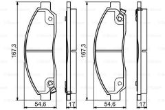 Bosch 986495159 Fren Balatası Ön D-Max 02-07