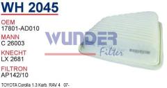 WUNDER WH2045 HAVA FİLTRESİ - TOYOTA RAV 4 07-